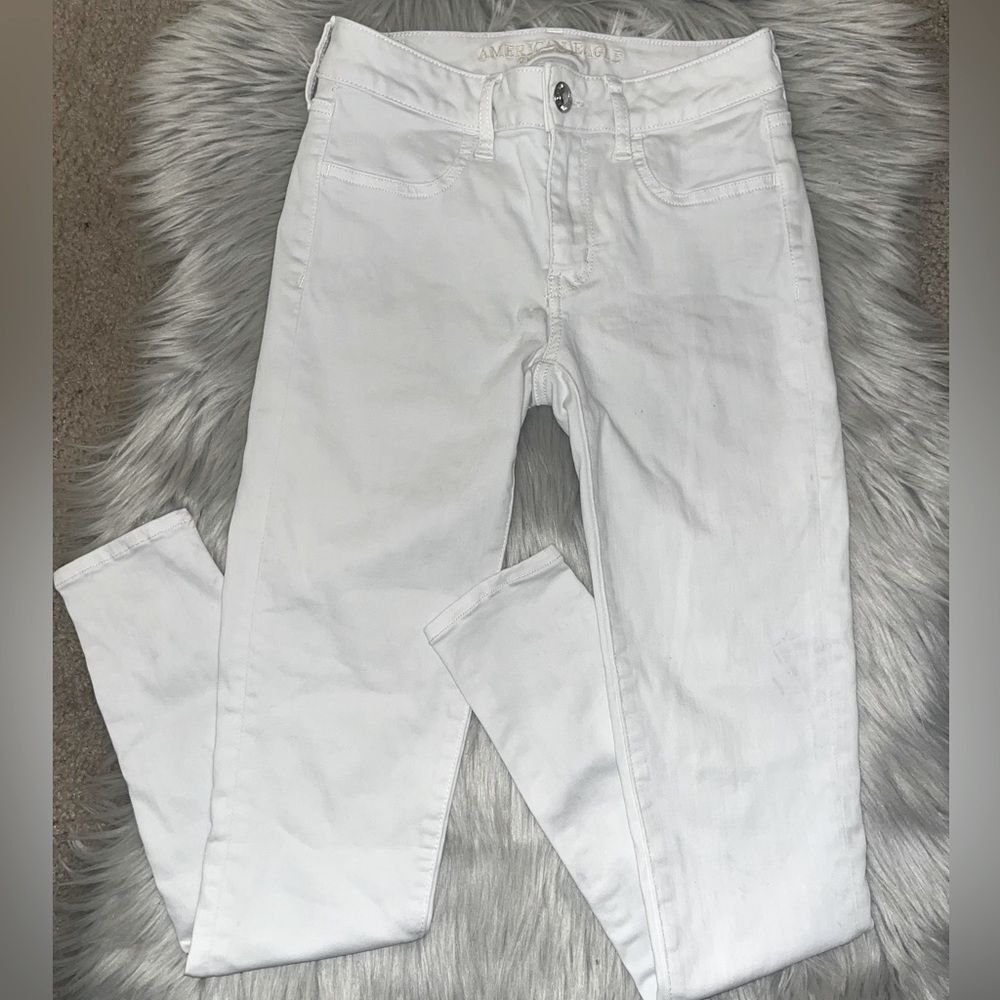 American Eagle White NE(X)T Level Stretch X Jeggings